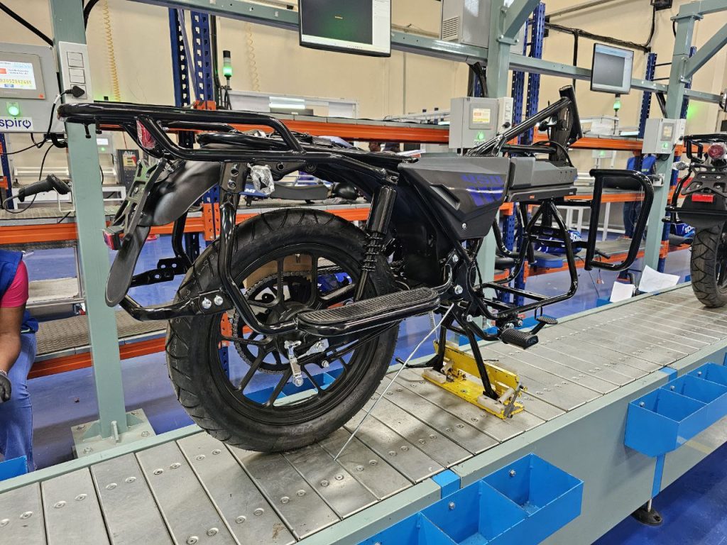Spiro electric bike rear wheel
