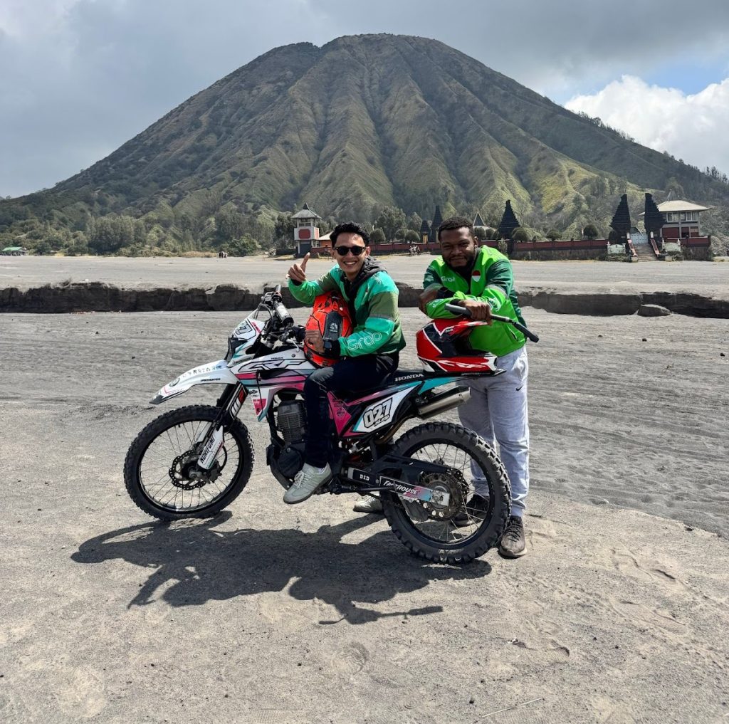 Ayodeji at Mount Bromo