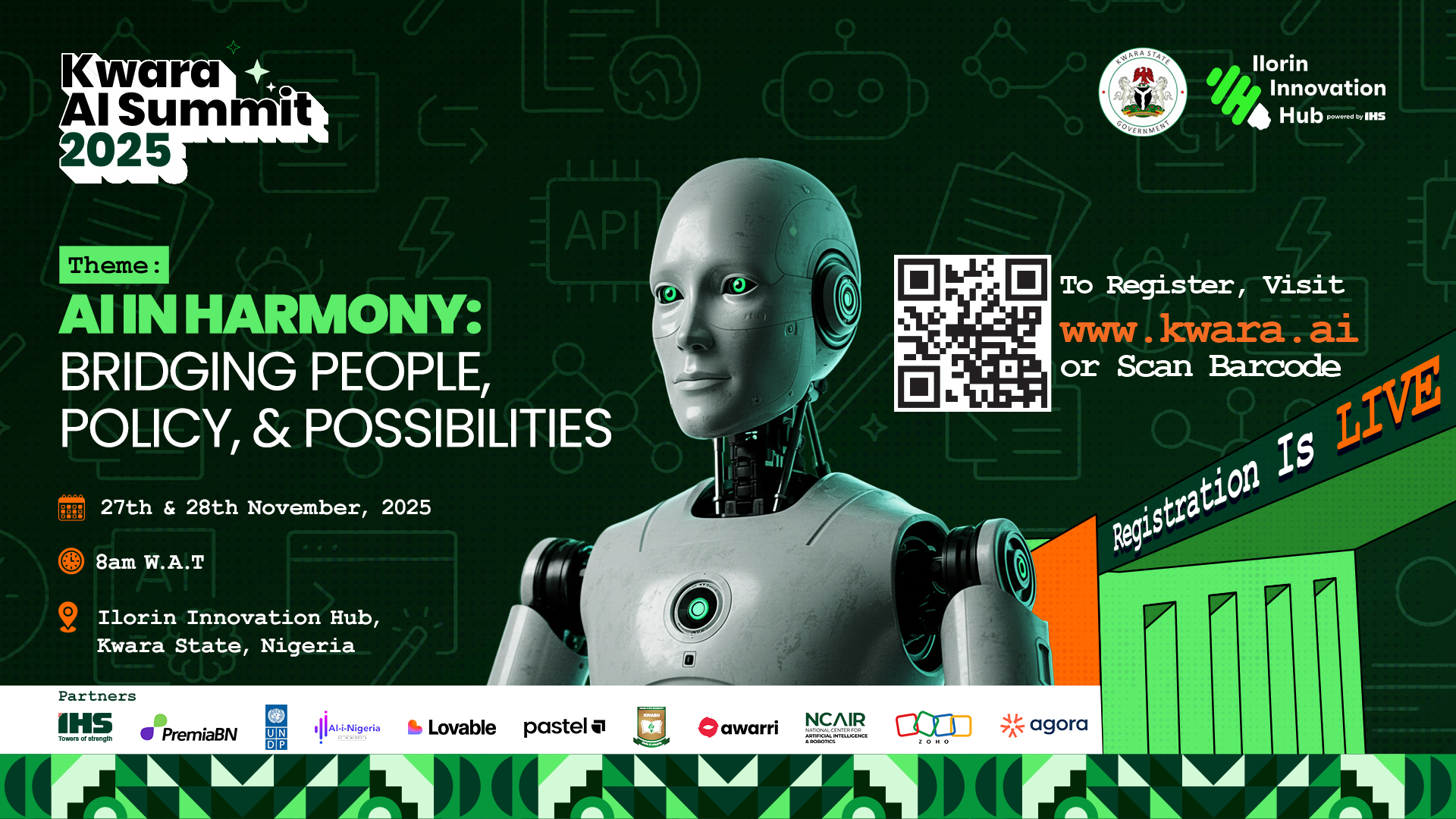 Kwara State announces the Kwara AI Summit 2025, positioning the state as Nigeria’s next big technology powerhouse