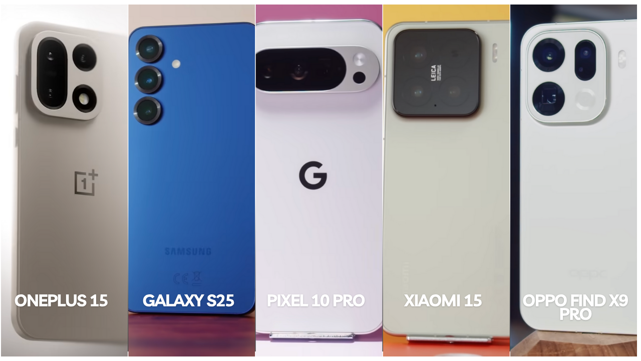 How the OnePlus 15 stacks up against other Android flagships at 9