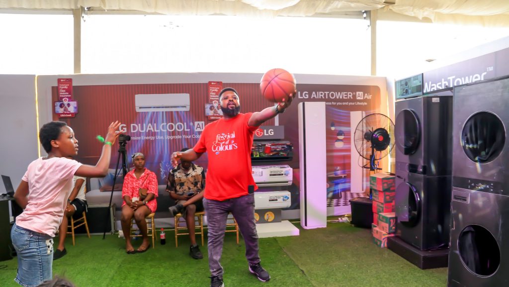 LG leads the way in tech and fun with vibrant Festival of Colours experience in Lagos