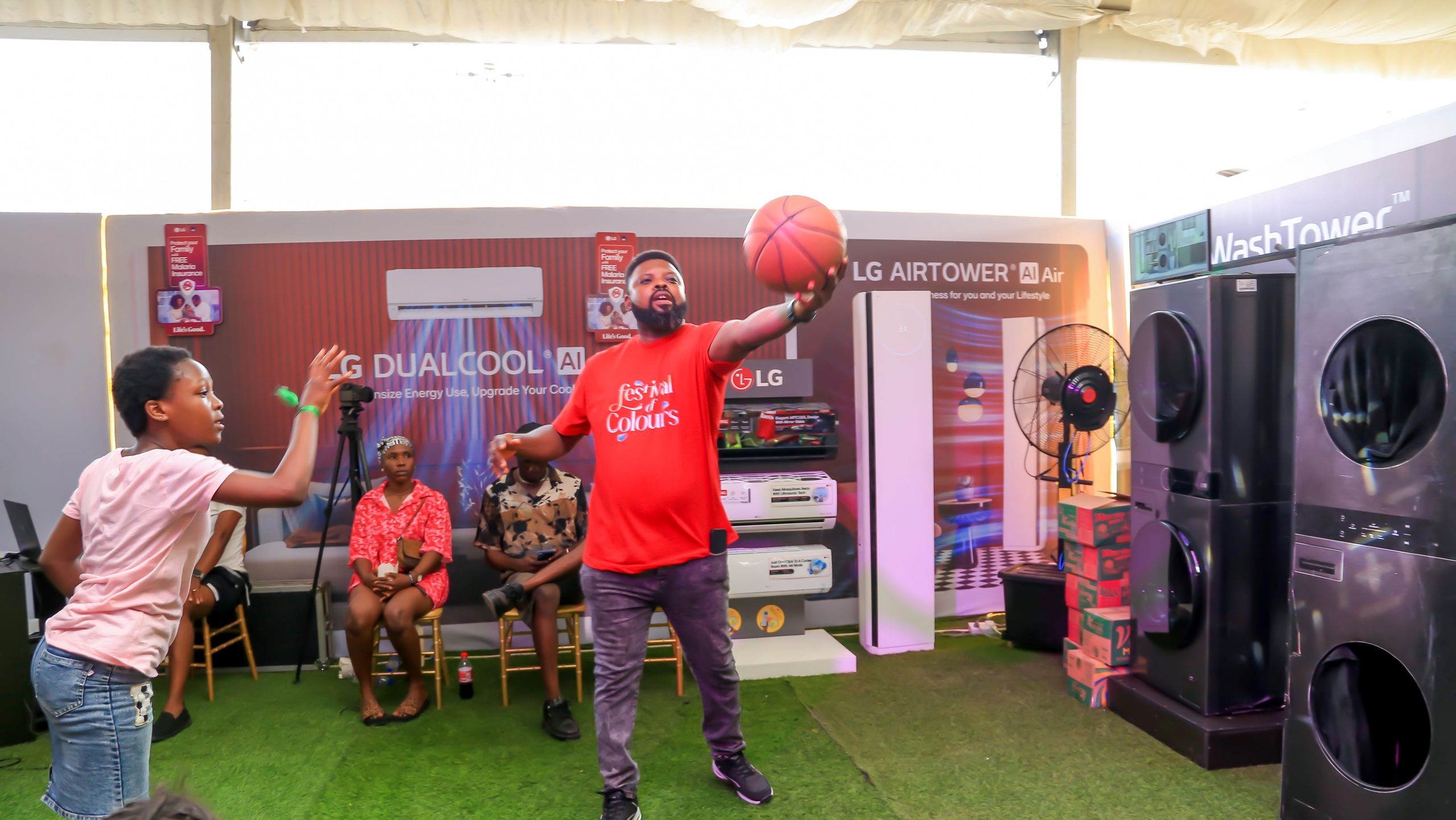 LG leads the way in tech and fun with vibrant Festival of Colours experience in Lagos