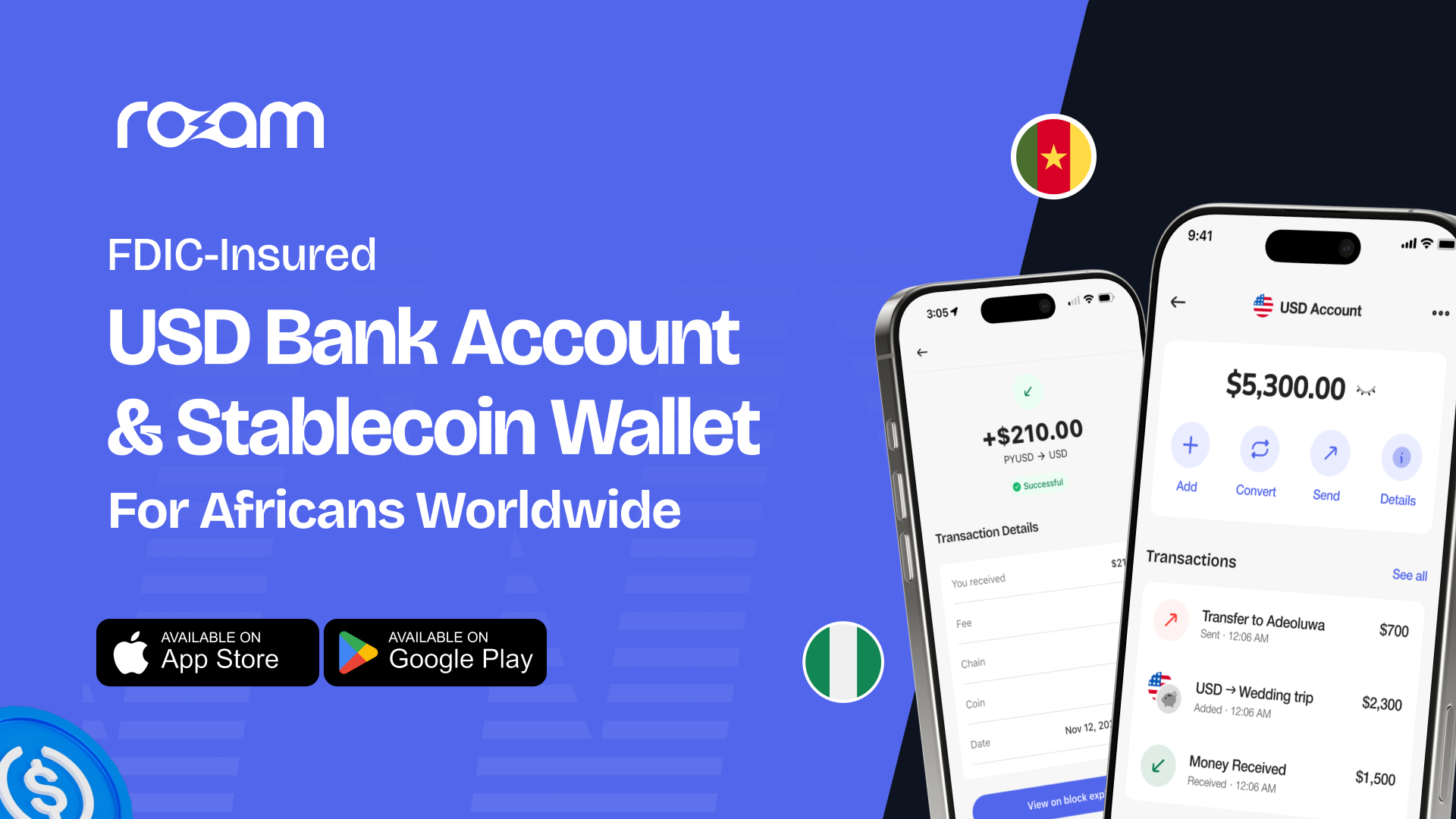 Roam wants to be Africa’s default bridge between stablecoins and USD banking