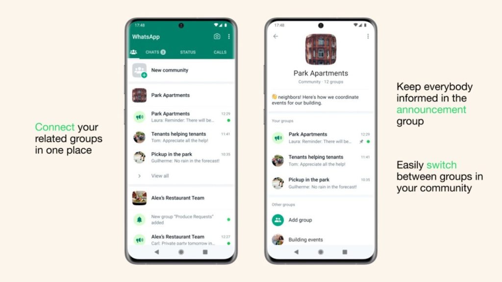 whatsapp features: Announcement group in communities