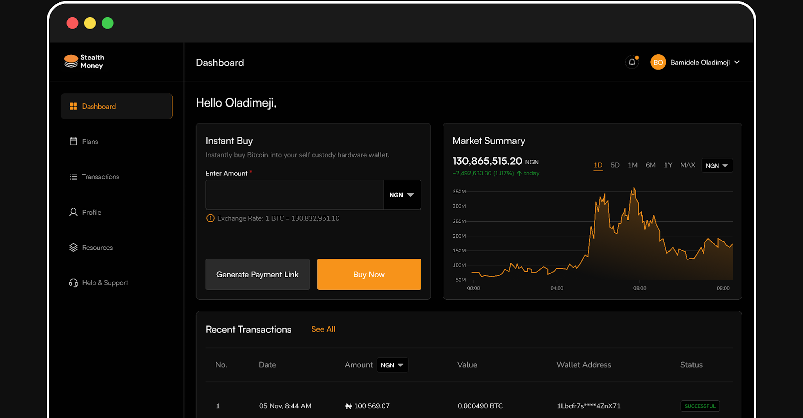 Stealth Money launches bitcoin self custody service in Nigeria