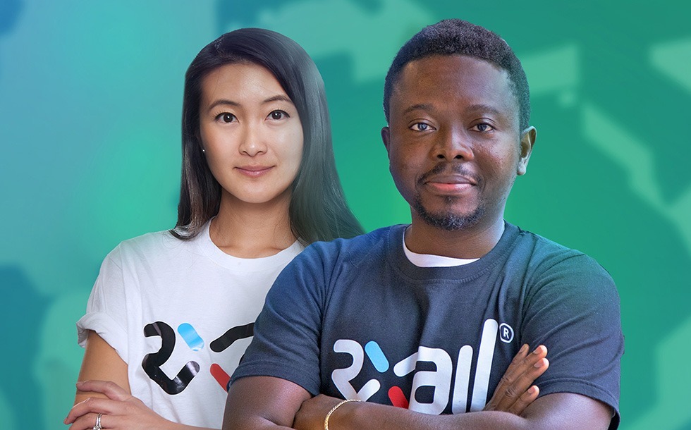 L-R: Amy Kao and Adebayo Alonge