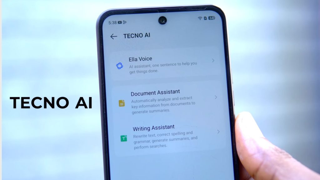 Tecno Pop 10 AI productivity features