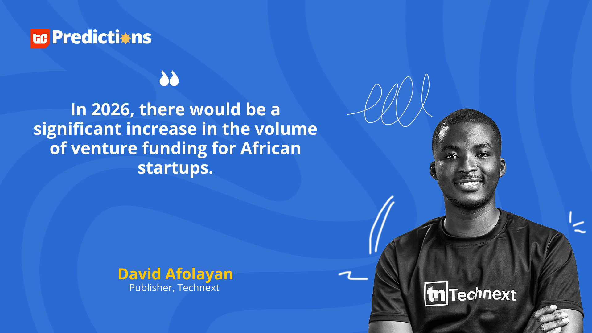 “In 2026, there would be a significant increase in the volume of venture funding for African startups” – David Afolayan