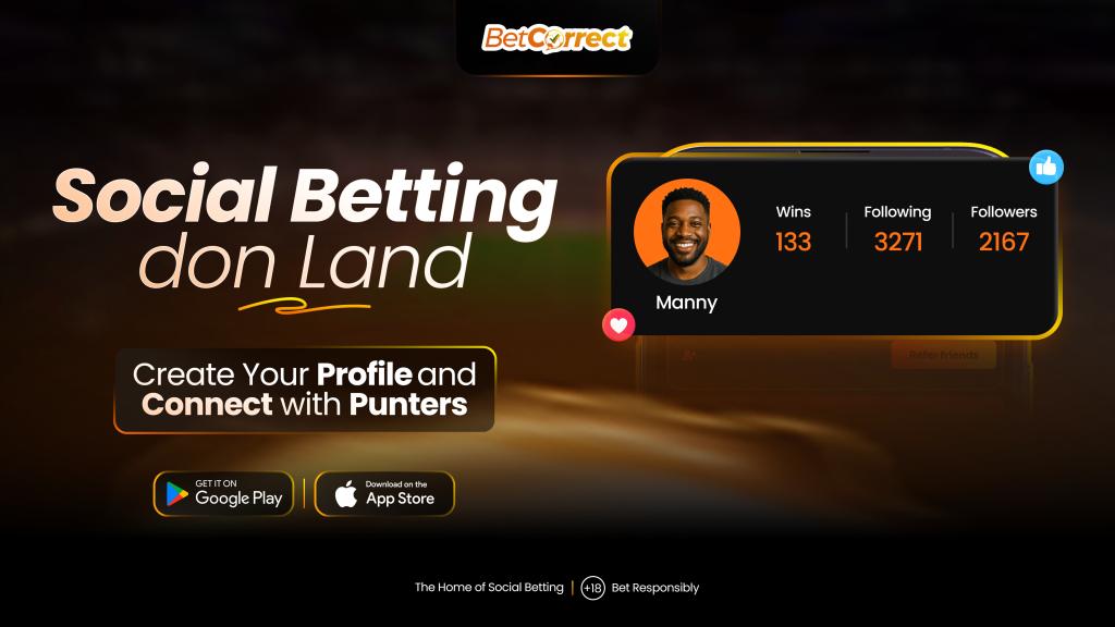 BetCorrect, Social betting don Land!