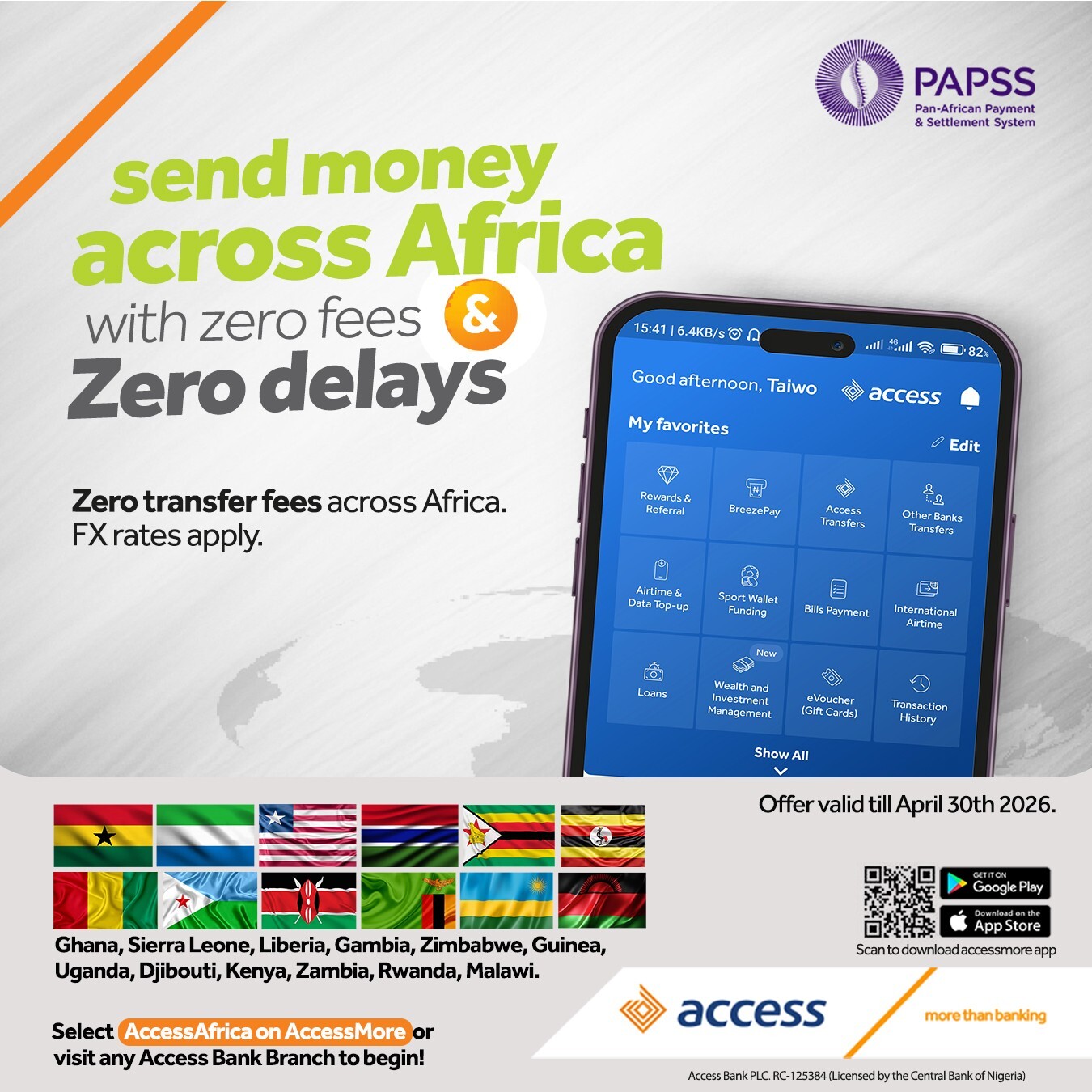Access Bank launches PAPSS Zero-Fee Outbound Campaign to promote local-currency transfers across Africa