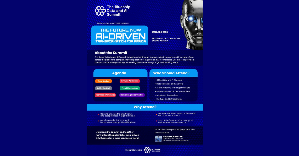 Bluechip Data & AI Summit returns for the 3rd edition on June 10, 2026