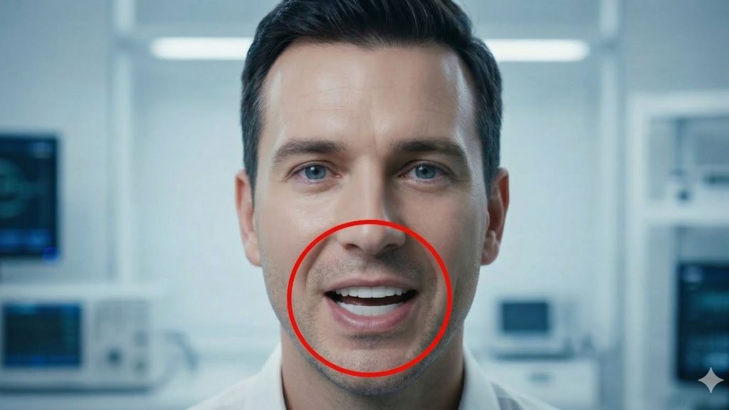 how to tell if a video is AI generated: Watch the mouth and lip sync