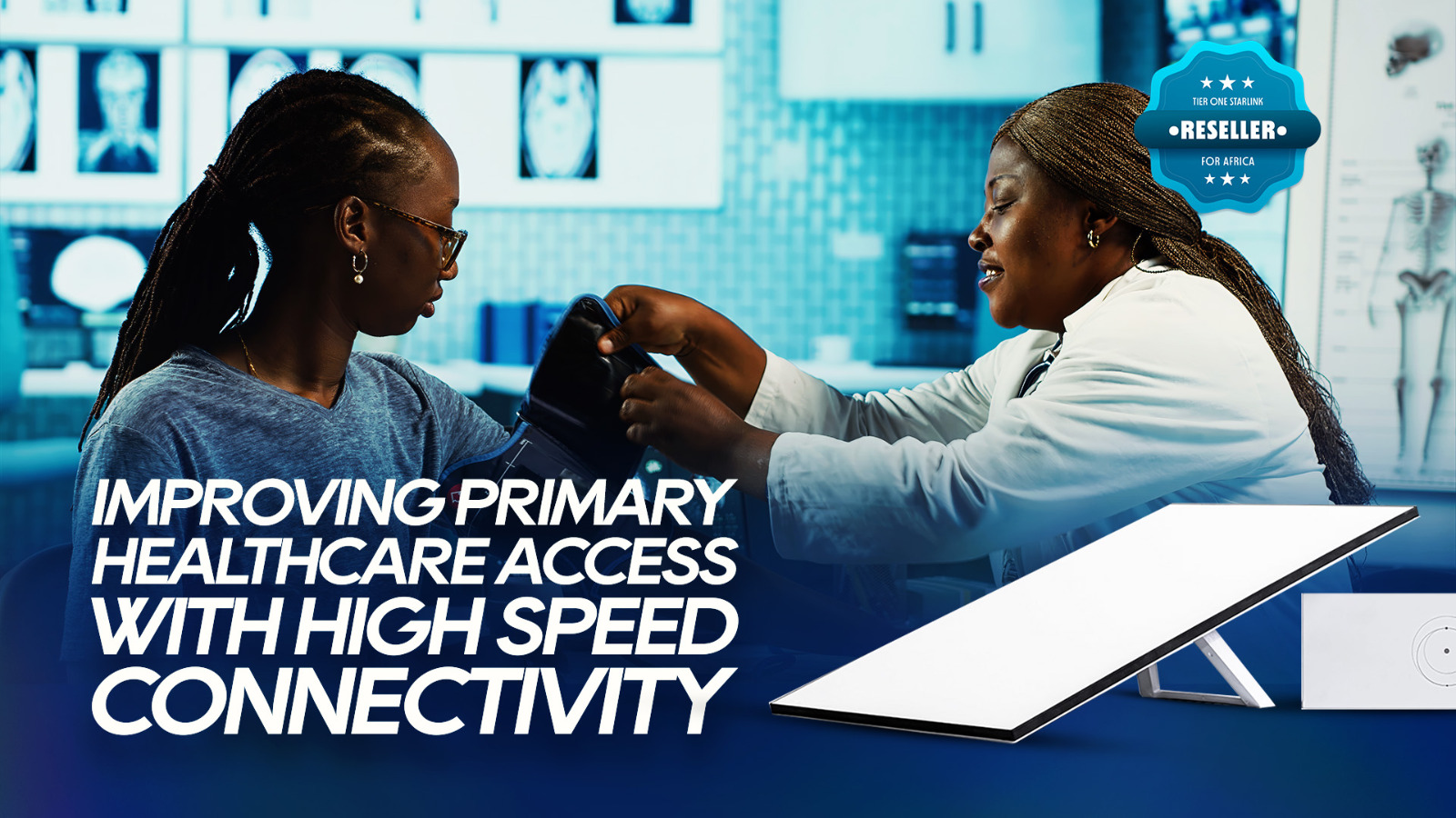 Improving primary healthcare access in Africa through high-speed connectivity