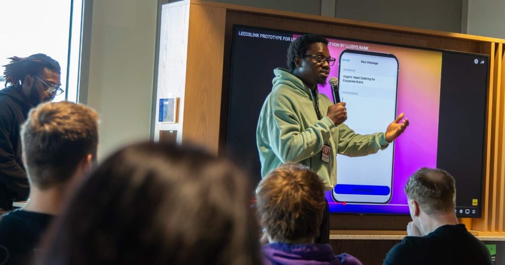 Nigerian tech founder Ikechukwu Emmanuel Arum’s Hokfam secures second Place at Lloyds Bank Tech Hackathon in Leeds with LeedsLink