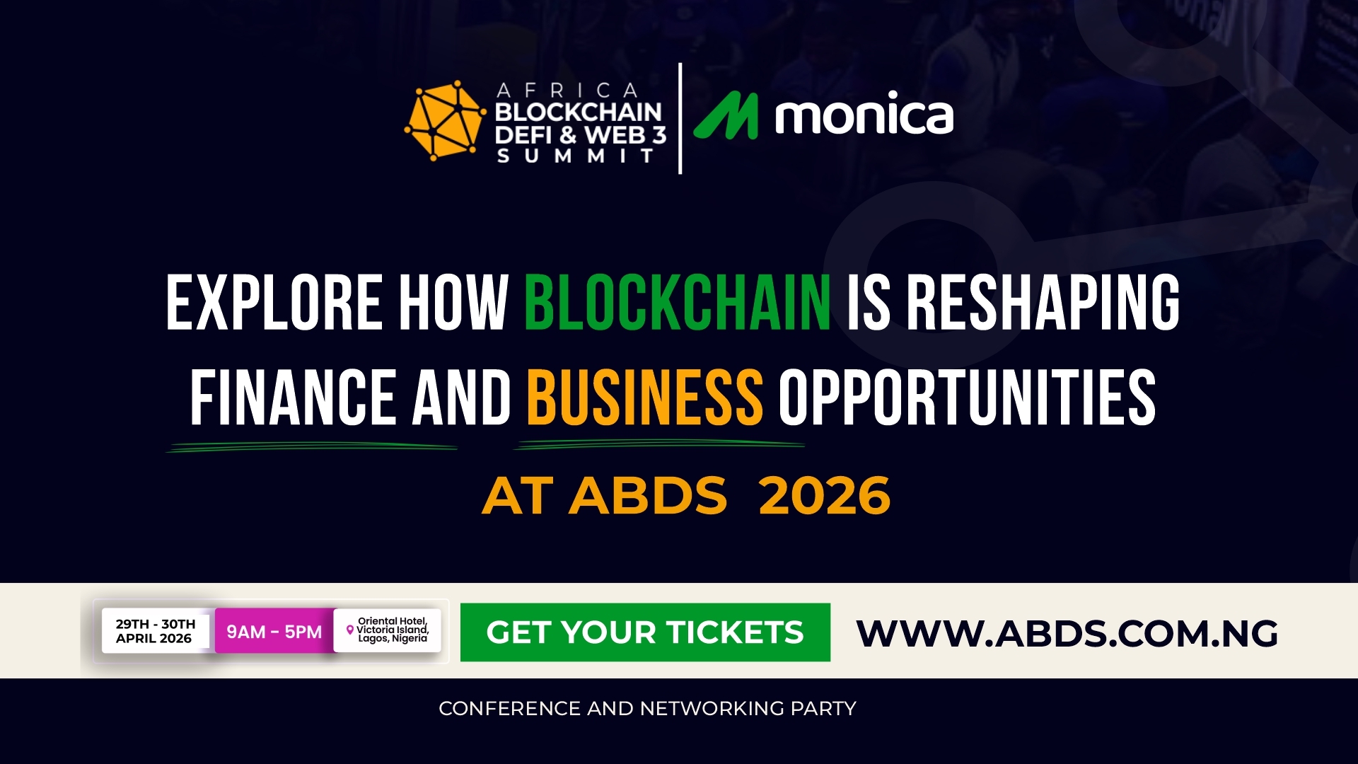 Monica Technologies announced as headline sponsor for ABDS 2026