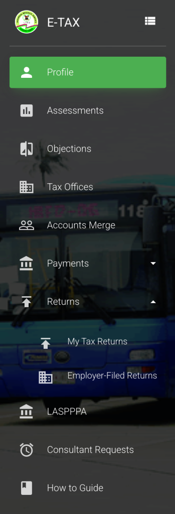How to file tax on the LIRS eTax portal