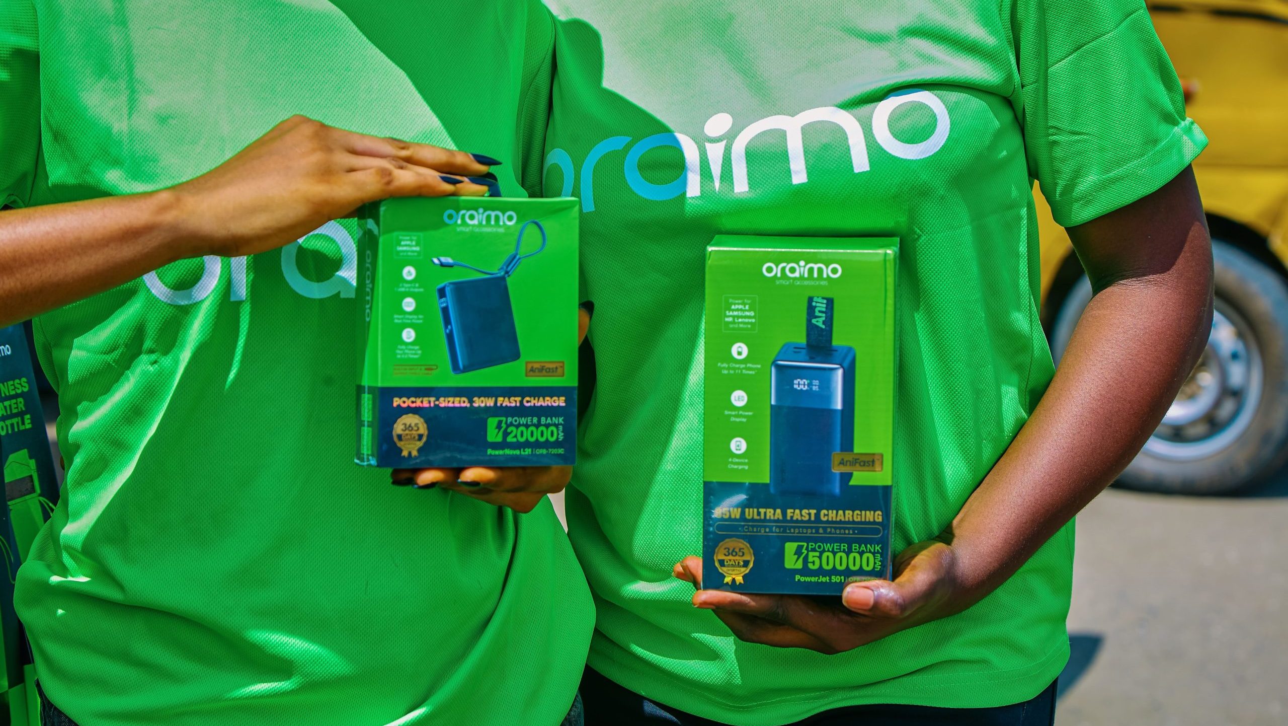 Inside oraimo’s wild 26-day roadshow and the “Car smash test” of the new  oraimo powerbank