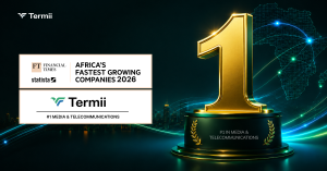 Termii ranks #1 again in FT’s fastest-growing companies in media and telecoms