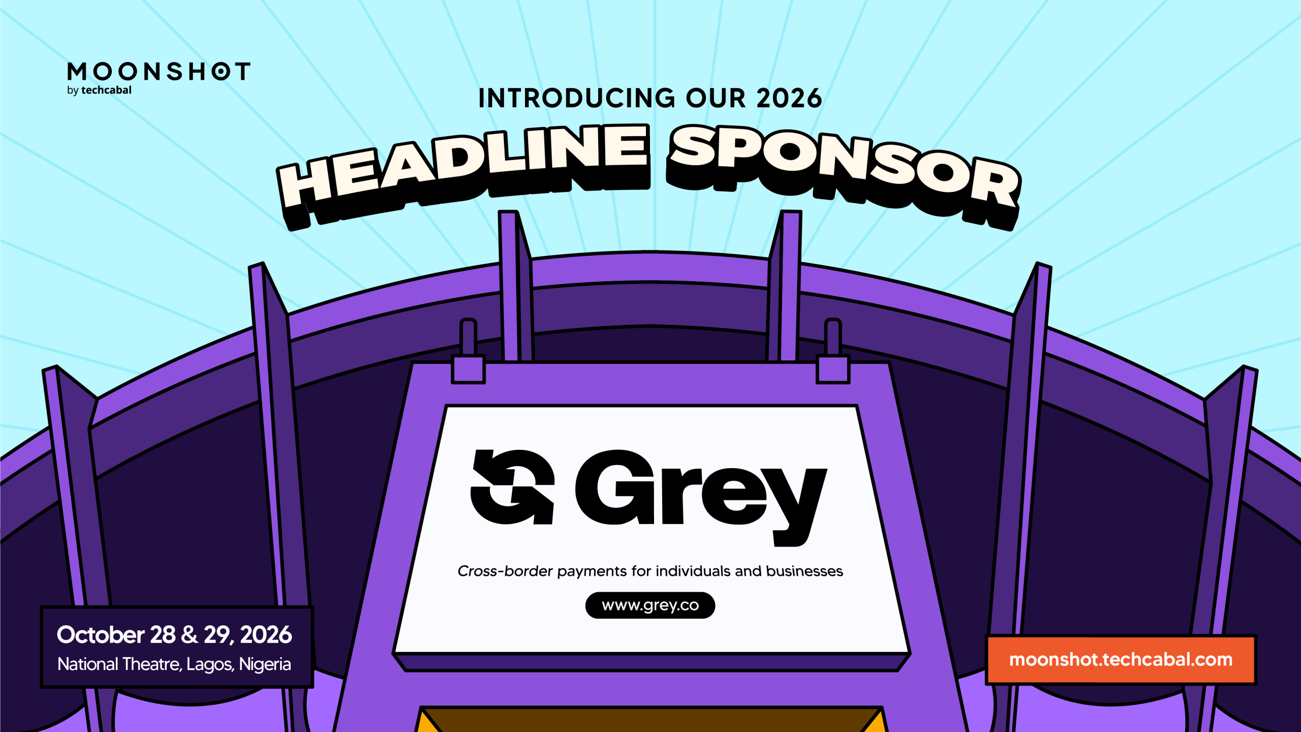 Grey joins Moonshot 2026 as headline sponsor