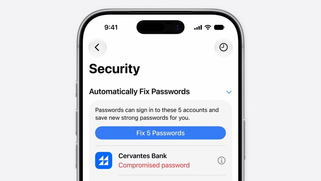 Passwords app uses agentic AI