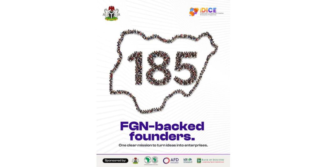 Federal government’s iDICE programme onboards 185 founders into the first cohort of its Startup Bridge initiative