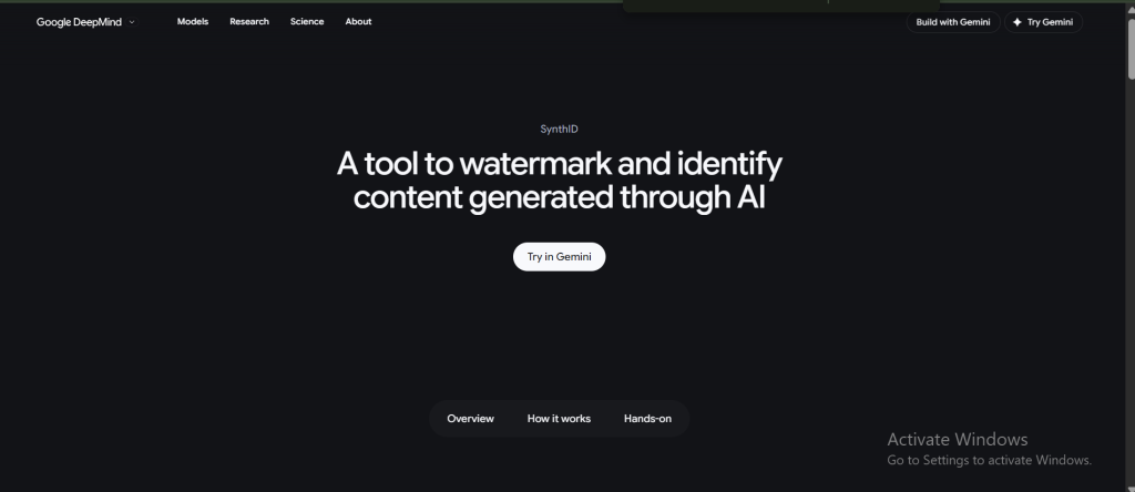 What is SynthID, and how does it detect AI-generated images?