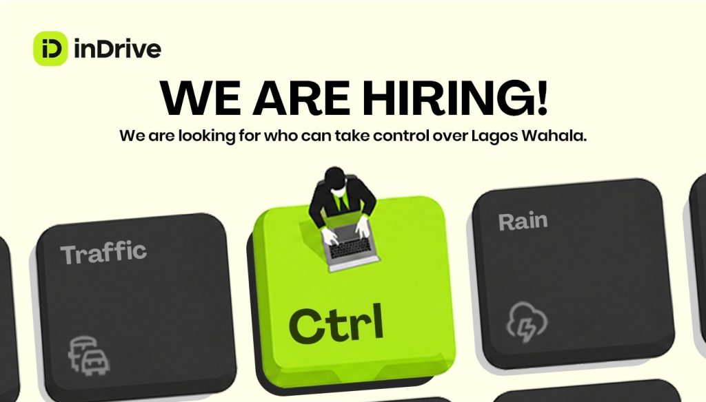 Chief Wahala Officer – inDrive opens applications for new role  in Lagos