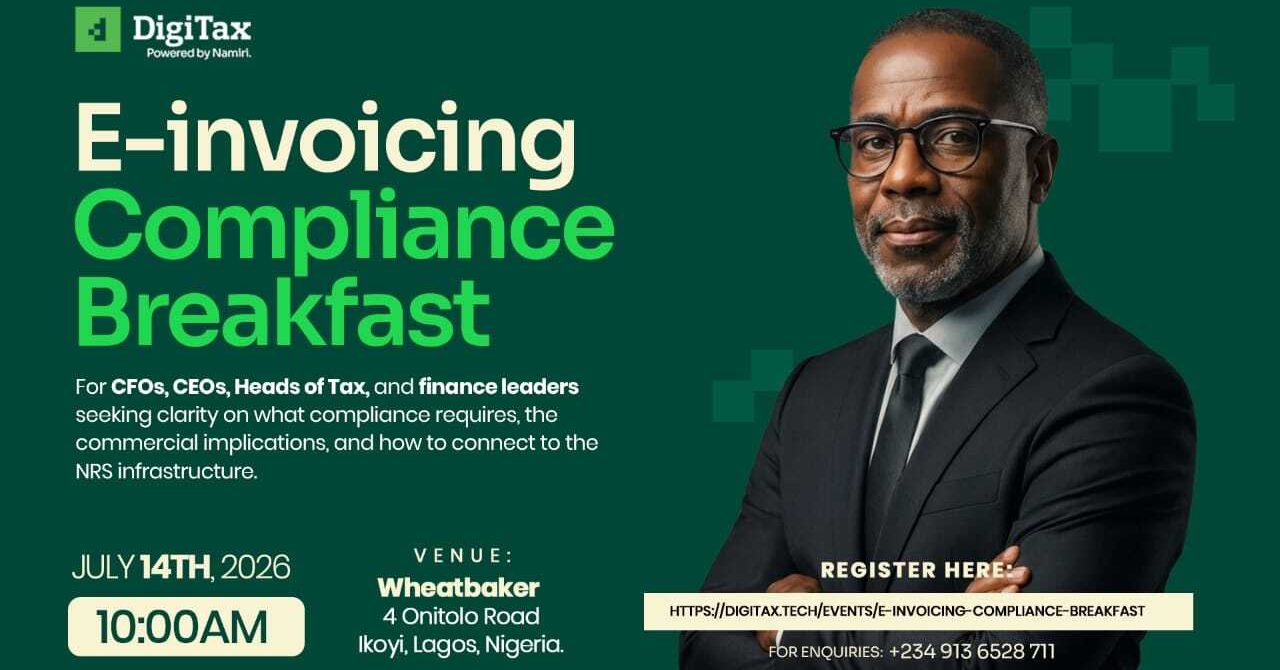 DigiTax convenes business leaders for e-Invoicing compliance breakfast in Lagos