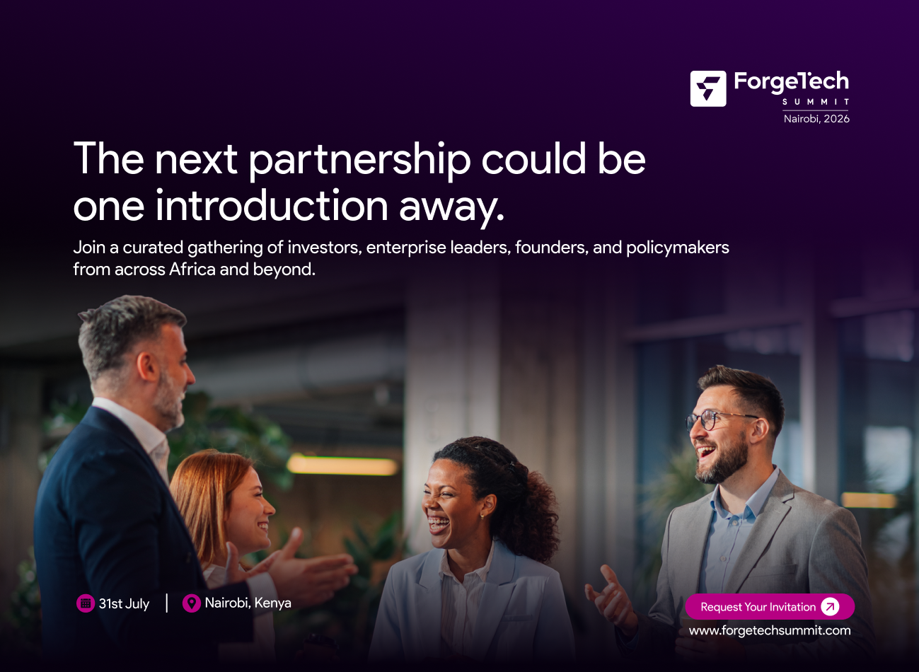 ForgeTech Summit 2026 to convene leaders shaping the future of technology, capital, and policy in Africa