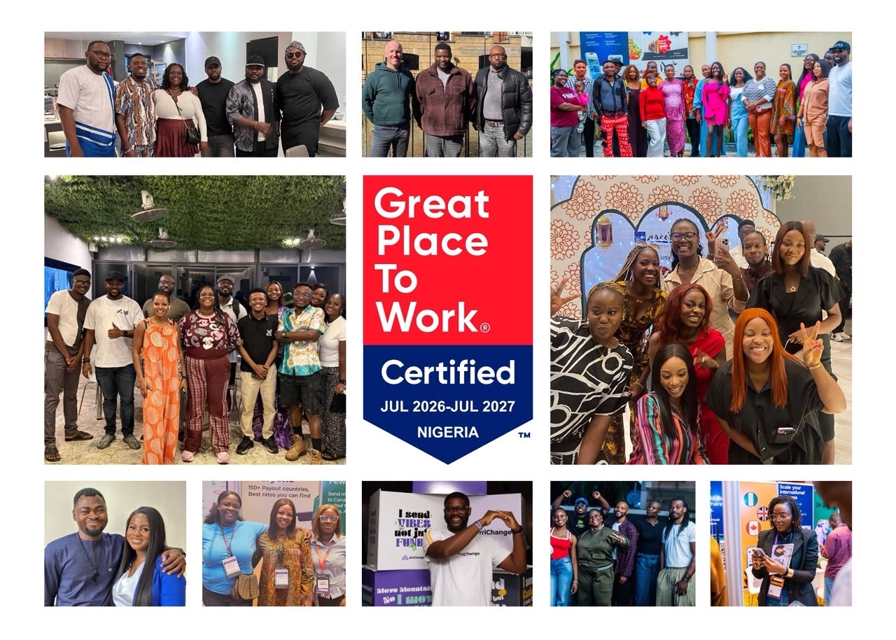 Africhange recognised as a Great Place To Workยฎ