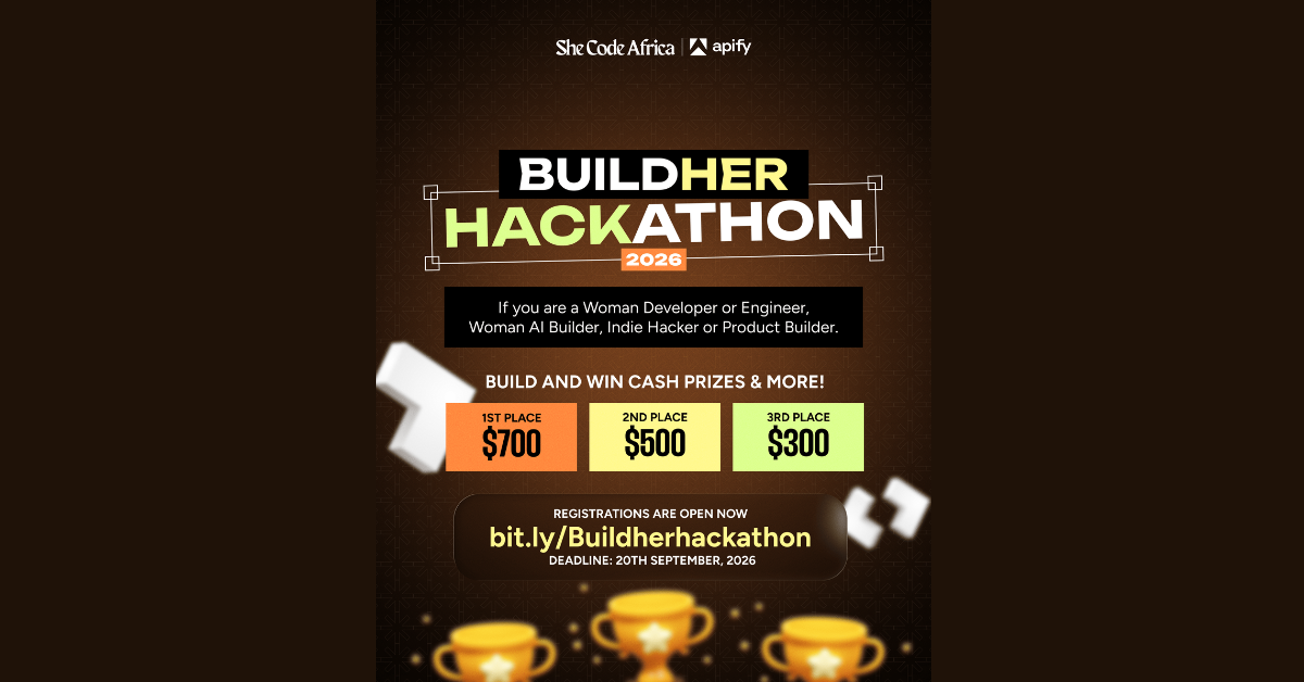 She Code Africa and Apify partner to equip African women developers to build and monetise technology for local problems 