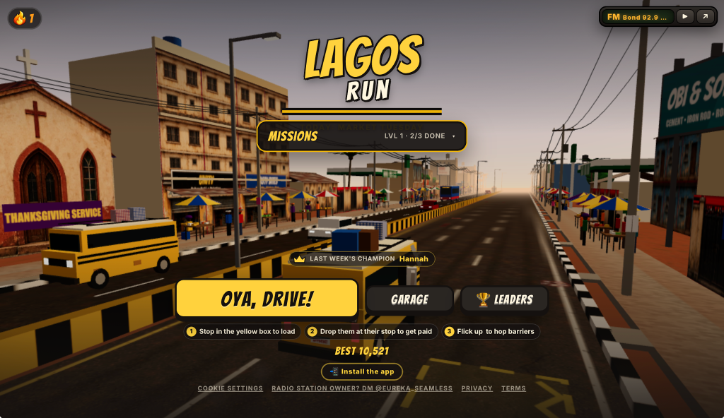 How a Berlin-based developer turned Lagos traffic into a viral game