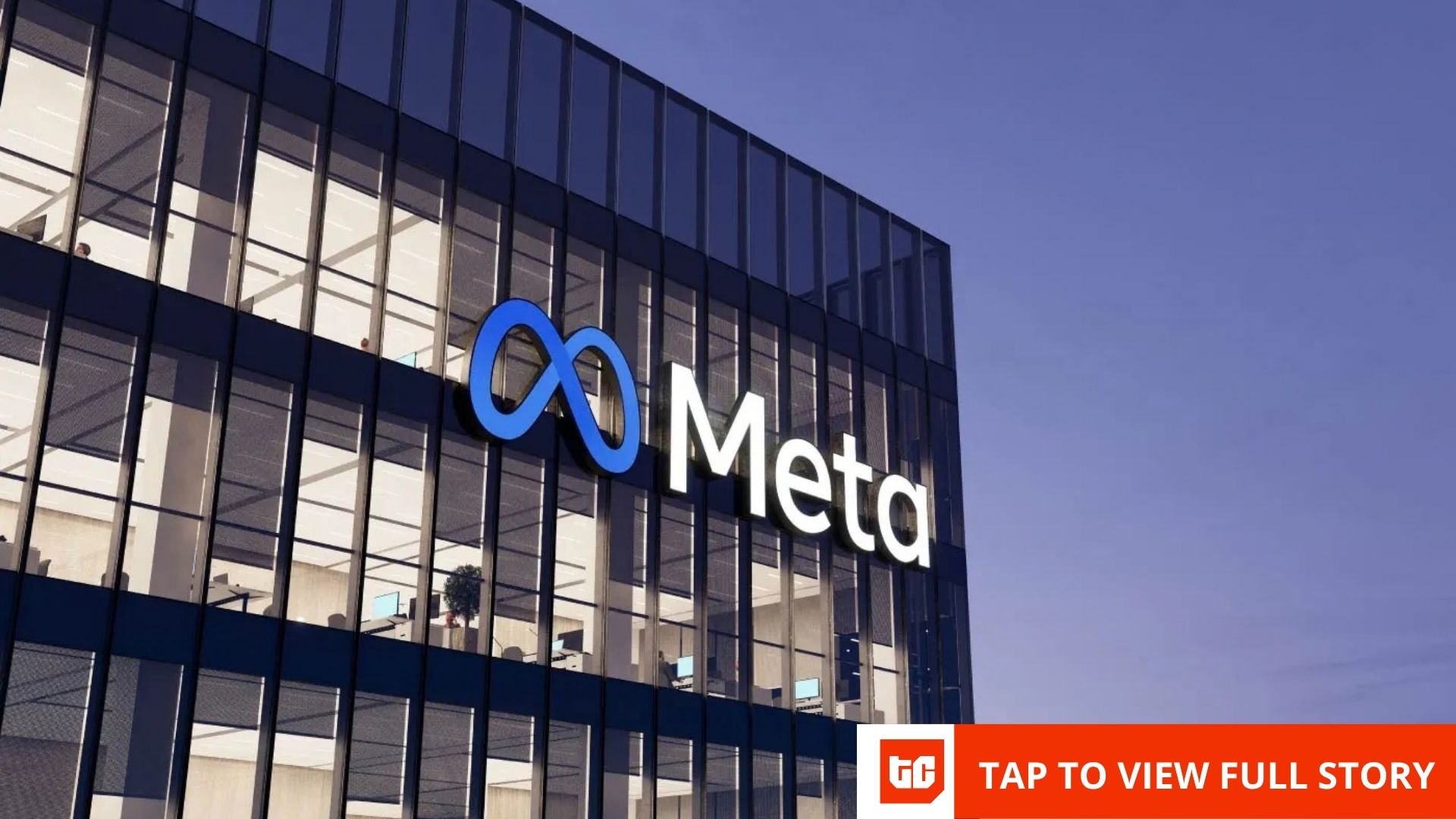 Meta logo displayed on a smartphone screen with a gavel and Nigerian flag in the background