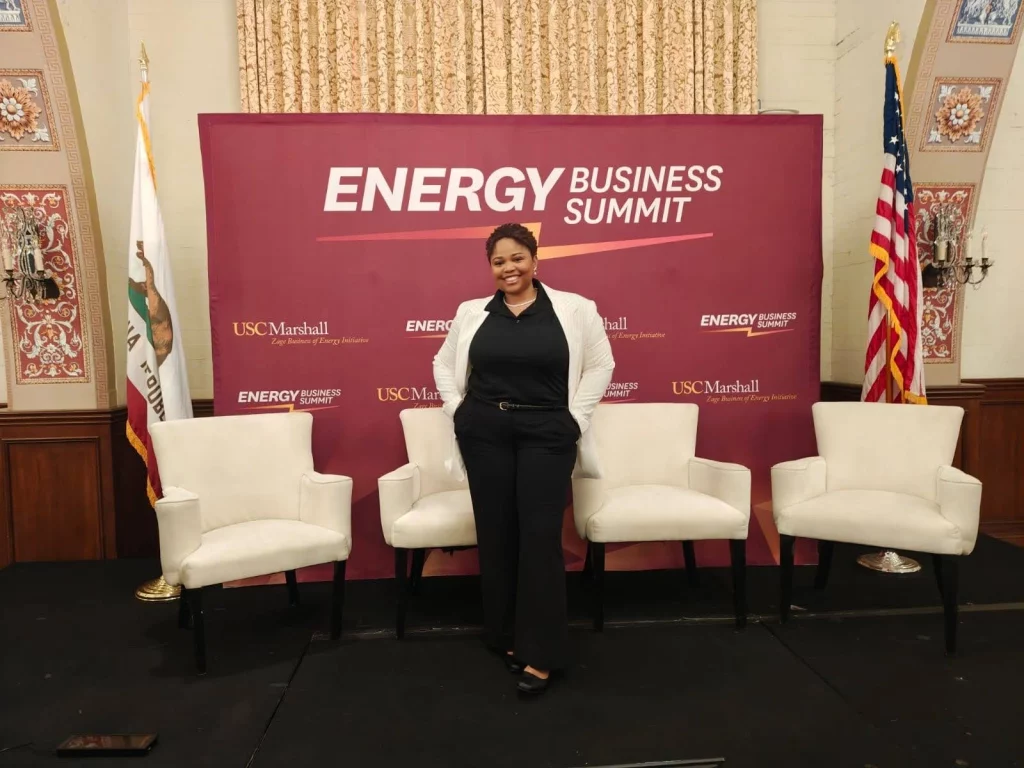Victoria Abiodun at the Energy Business Summit.